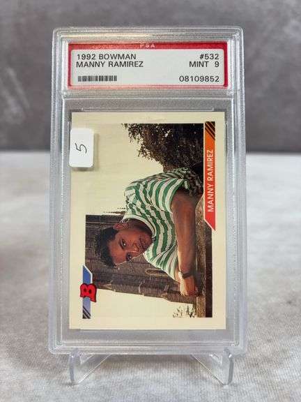 Manny Ramirez (Rookie) 1992 Bowman, Mint 9