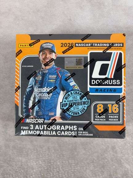 2026 Donruss NASCAR Racing Hobby Box 3 Autographs/Memorabilia
