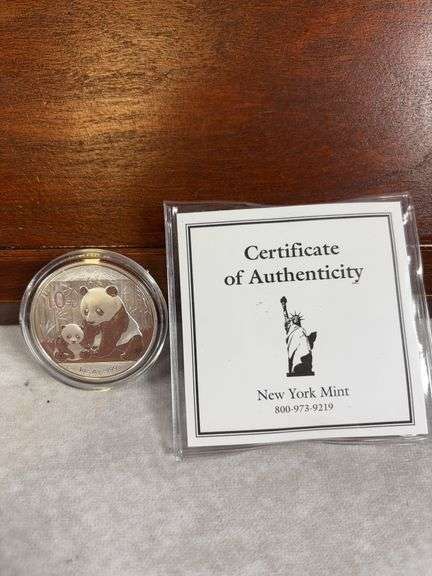 2012 1Oz. Chinese Silver Panda