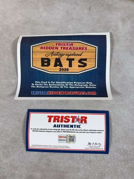 Carlton Fisk Autographed Cooperstown Bat Tristar & Fanatics certs