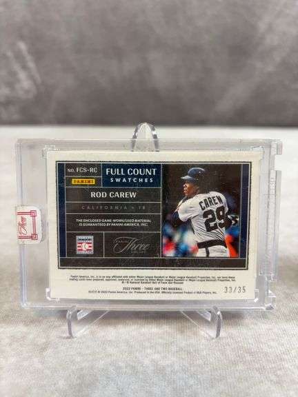 Frank Thomas & Rod Carew full count swatches