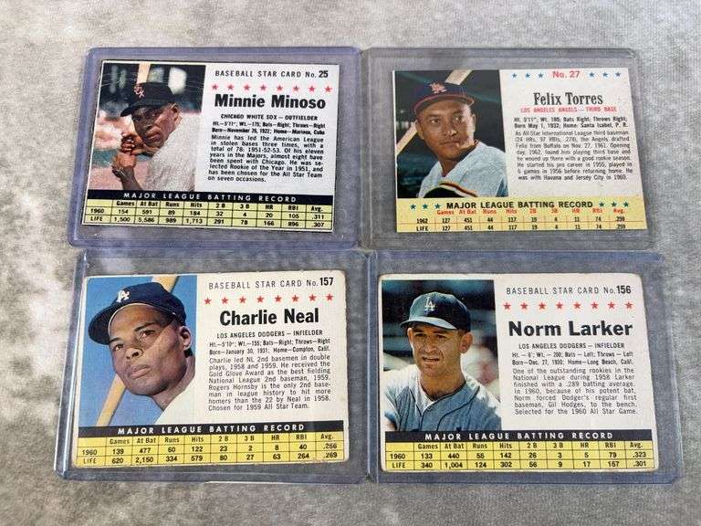 Post Cereal Cards lot of 12 : Yogi Berra, Gibson, B. Martin, Ted K., Aparicio