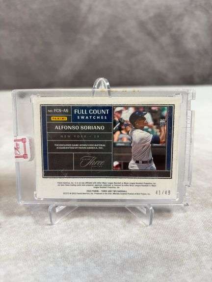 Ryne Sandberg & Alfonso Soriano full count swatches