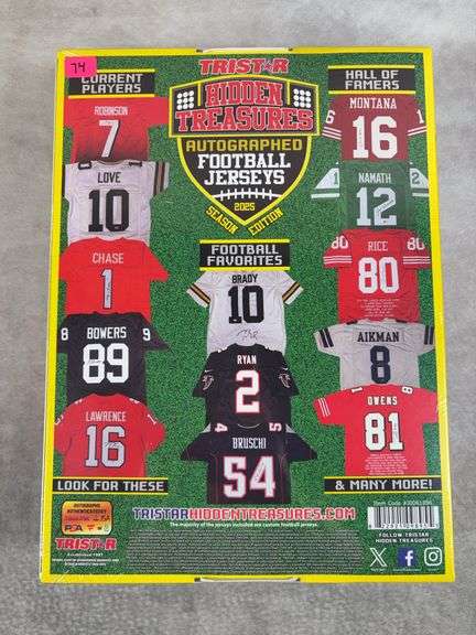 2025 Tristar Hidden Treasures Autographed Football Jersey Box