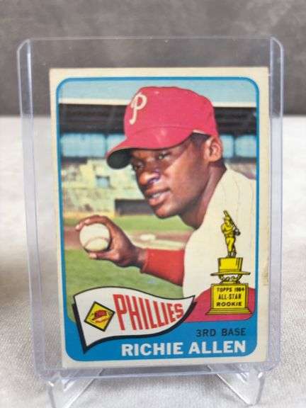 1965 Topps baseball: Ed Mathews, Ritchie Allen, Al Kaline