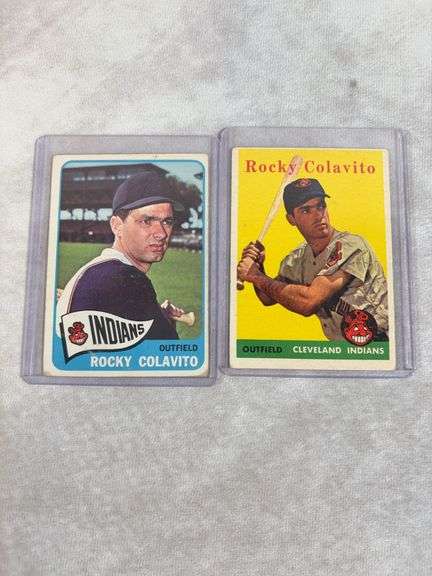 Rocky Colavito (Rookie) plus 5 other Rockey cards