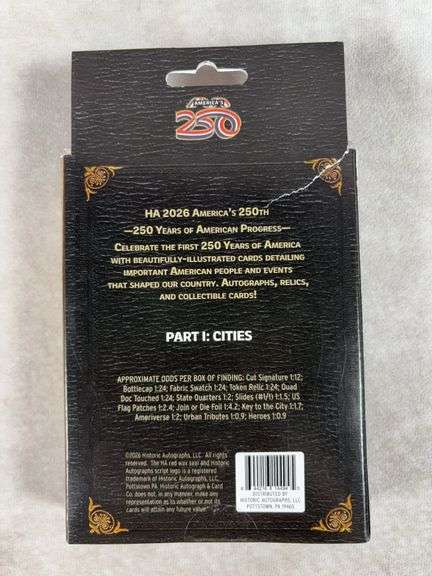 2026 Historic Autograph America's 250th Volume 1 Sealed Hobby Box