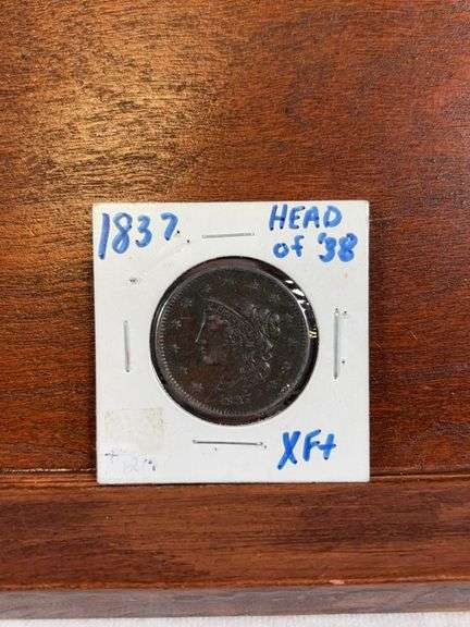 1837 Large Cent XF