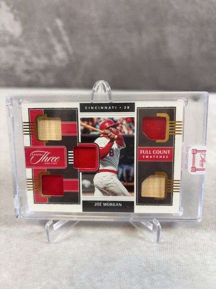 Cincinnati Reds full count swatches: Joe Morgan & Barry Larkin