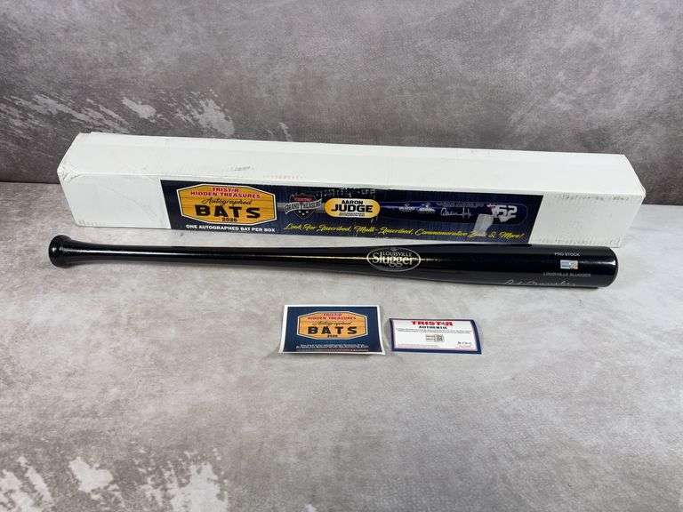 Al Bumbry Autographed Louisville Slugger Black Bat Tristar cert