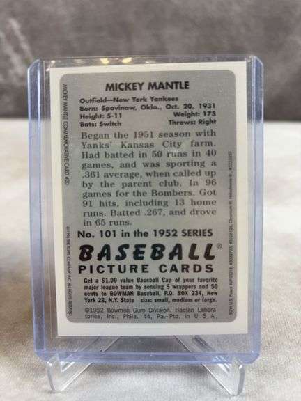 Mickey Mantle lot of 4, Bowman Chrome, Topps Gold & special gold card