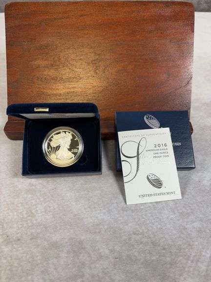 2016 Silver Eagle In Box PF.