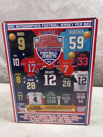 2026 Tristar Hidden Treasures Autographed Football Jersey Box