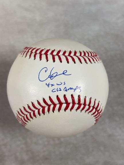 Chuck Knoblauch Autographed NY Yankees Pinstripe Treasure ROMLB