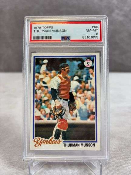 Thurman Munson 1978 Topps #60 PSA 8