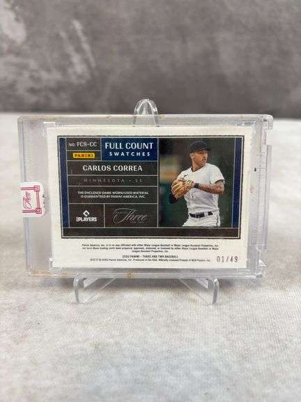 Tatis Jr., Correa & Y. Alvarez full count swatches