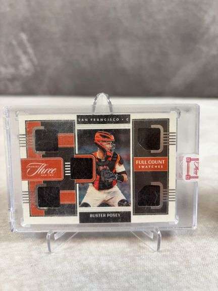 Miguel Cabrera & Buster Posey jumbo and full count swatches