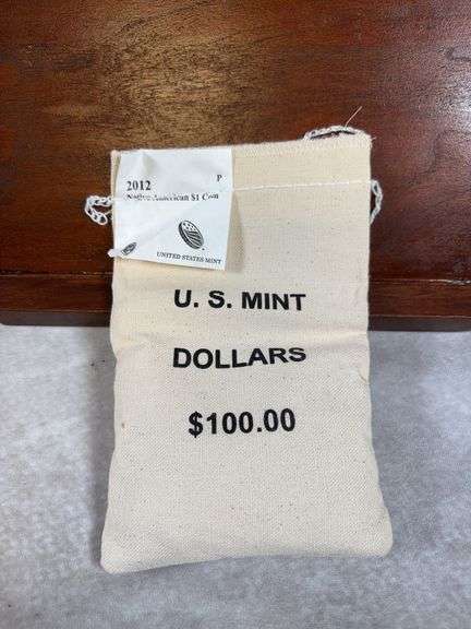 Lot Of 100 - 2012 Native American Dollars In Original Mint Bag BU