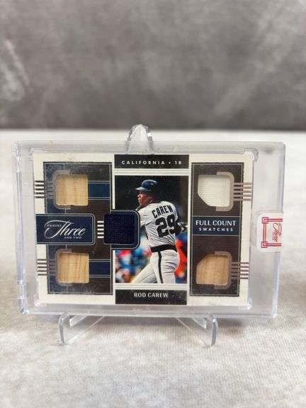 Frank Thomas & Rod Carew full count swatches