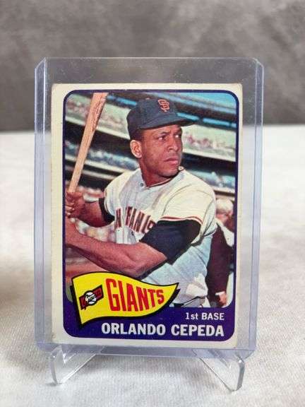 1965 Topps Willie McCovey, Cepeda, Ron Santo