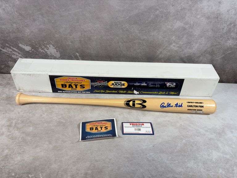 Carlton Fisk Autographed Cooperstown Bat Tristar & Fanatics certs
