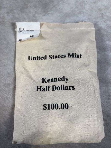 Lot Of 200 - 2012 P&D Kennedy Halves In Original Mint Bag