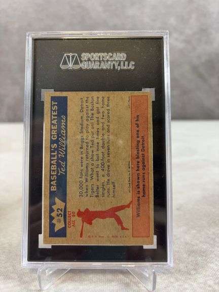 1959 Fleer, Ted Williams,  "Ted's Comback"  SGC, NM-MT