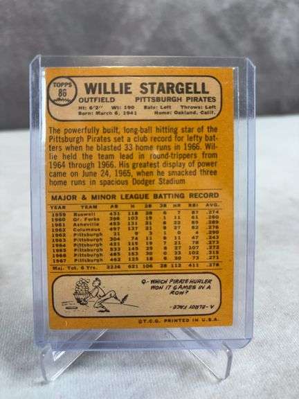 1968 Topps Star lot: Willie Stargill, Ed Mathews, Perez