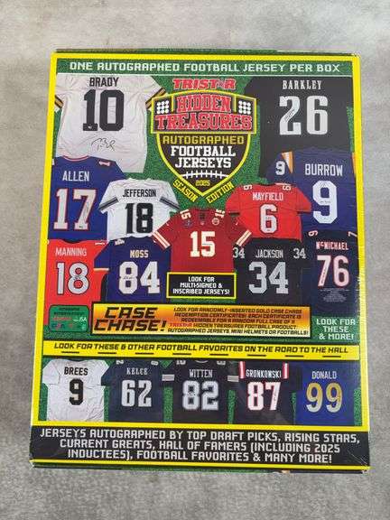 2025 Tristar Hidden Treasures Autographed Football Jersey Box