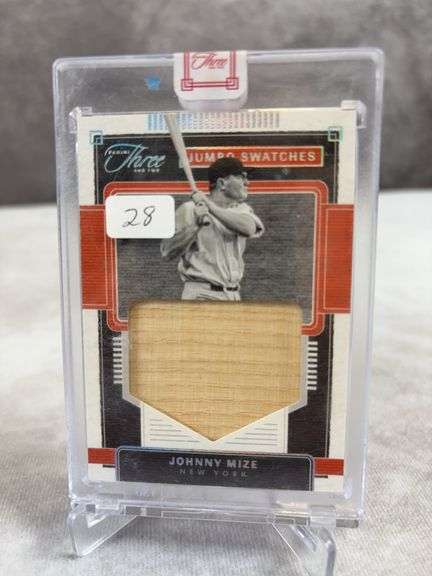 Full count & jumbo swatches: Johnny Mize, Appling, Mc Dougald