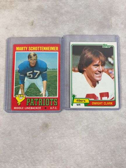 Football Rookie card lot of 8: Ronnie Lott, Singletary, Dent, Reggie White, others