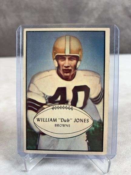 Cleveland Browns 1953 Bowman lot: Marion Motley, Ratterman, Doug Jones