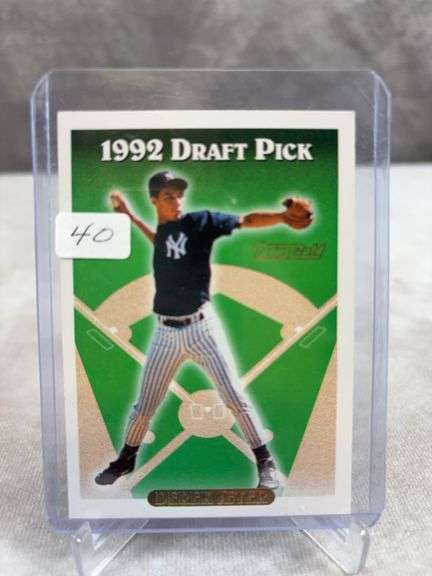 Derek Jeter Topps Gold card (Rookie) plus Front Row Rookie