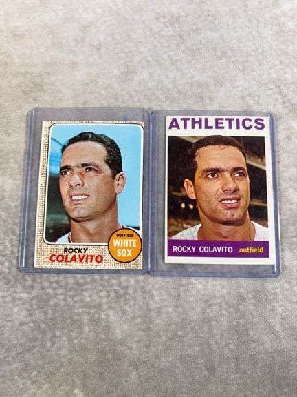 Rocky Colavito (Rookie) plus 5 other Rockey cards