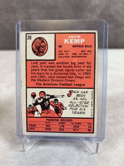 Jack Kemp 1966 Topps