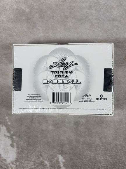 2024 Leaf Trinity Baseball Sealed Hobby Box 6 Autographs