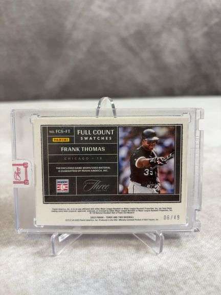 Frank Thomas & Rod Carew full count swatches