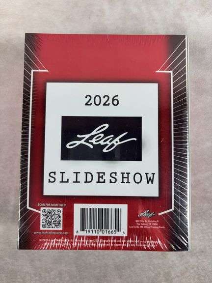2026 Leaf Slideshow Sealed Hobby Box
