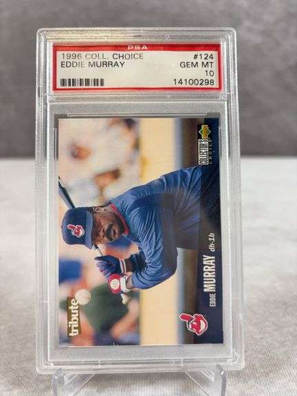 Eddie Murray 1996 Collectors Choice #124 PSA 10 Indians