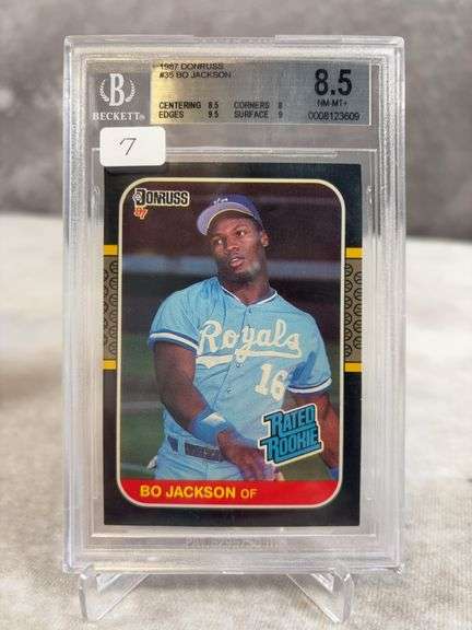 Bo Jackson 1987 Donruss (Rookie), Beckett NM-MT+