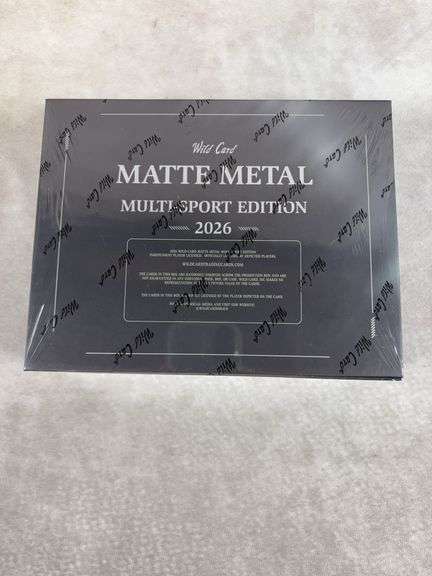 2026 Wild Card Matte Metal Sealed Multi-Sport Hobby Box