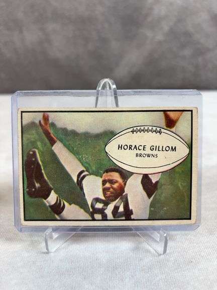 Cleveland Browns 1953 Bowman lot: Marion Motley, Ratterman, Doug Jones