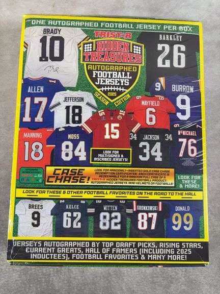 2025 Tristar Hidden Treasures Autographed Football Jersey Box
