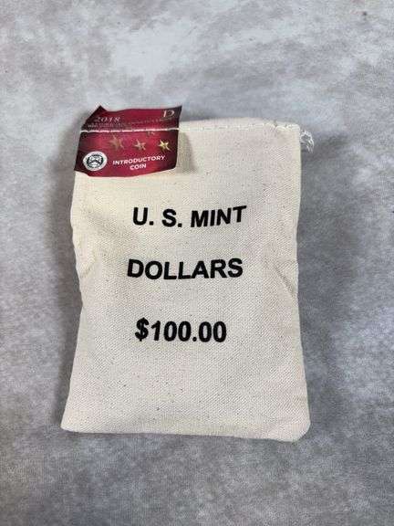Lot Of 100 - 2018D US Mint Dollars Original Mint Bag
