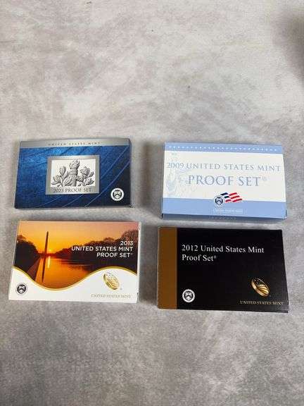 2009, 2012, 2013, 2023 US Mint Proof Sets