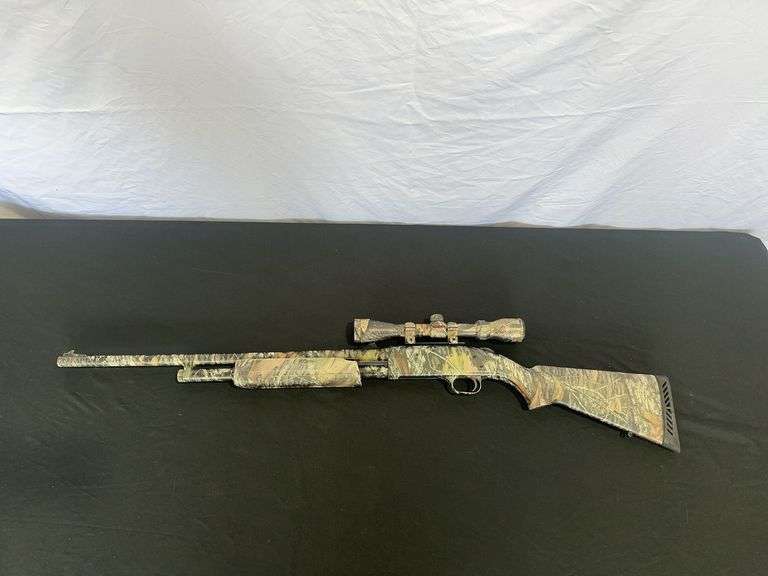 Mossberg 20 GA. 2 3/4 Cham. 3” Shells 24 in Rifle Bore w/ Tradition Scope *ALL GUN BUYERS MUST BE 18