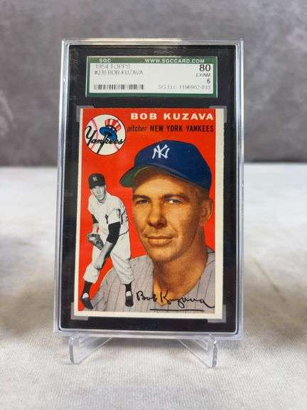 1954 Topps Bob Kuzava SGC 6