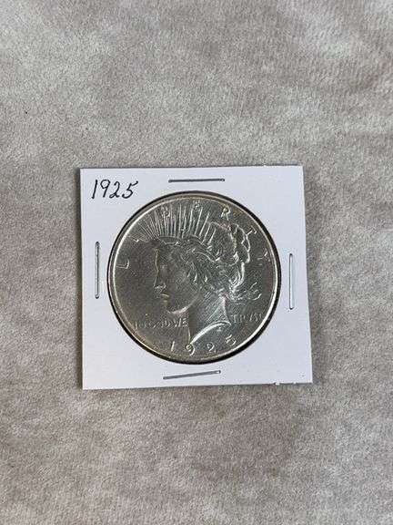 1925 Peace Dollar AU