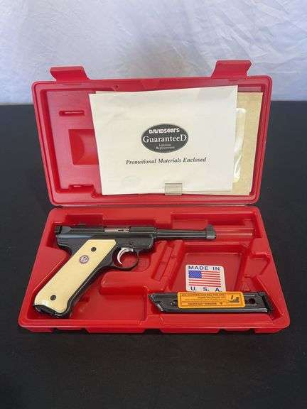 Sturm Ruger M.K. II .22 Cal. LR. Pistol (2) Mags *ALL GUN BUYERS MUST BE 21 YEARS OR OLDER. VALID ID
