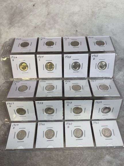 Lot Of 20 Silver Roosevelt Dimes
